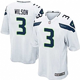 Nike Men & Women & Youth Seahawks #3 Russell Wilson White Team Color Game Jersey,baseball caps,new era cap wholesale,wholesale hats
